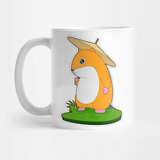 Hamster Raining Umbrella Mug